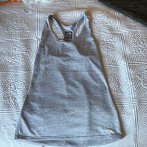 Gray North Face Racerback Tank Top